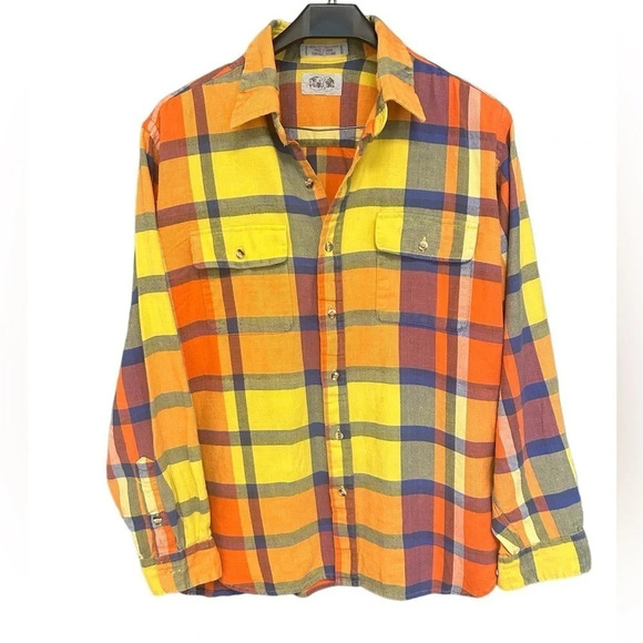 Paulo Conti L light flannel vintage shirt in excellent condition - Picture 1 of 6